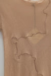 BASERANGE cotton T-shirt France BAS-TOGE-CG-SP24-FENTUO pink camel(TOGE-CG-000)